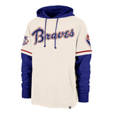 ATLANTA BRAVES COOPERSTOWN TRIFECTA '47 SHORTSTOP PULLOVER CREAM