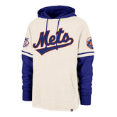 NEW YORK METS COOPERSTOWN TRIFECTA '47 SHORTSTOP PULLOVER HOOD CREAM