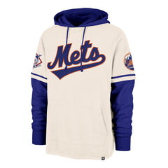 NEW YORK METS COOPERSTOWN TRIFECTA '47 SHORTSTOP PULLOVER HOOD CREAM