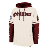 PHILADELPHIA PHILLIES COOPERSTOWN TRIFECTA '47 SHORTSTOP PULLOVER CREAM