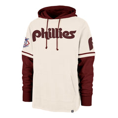 PHILADELPHIA PHILLIES COOPERSTOWN TRIFECTA '47 SHORTSTOP PULLOVER CREAM