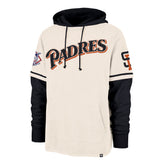 SAN DIEGO PADRES COOPERSTOWN TRIFECTA '47 SHORTSTOP PULLOVER HOOD CREAM