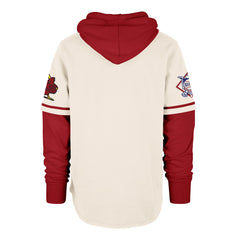 ST. LOUIS CARDINALS COOPERSTOWN TRIFECTA '47 SHORTSTOP PULLOVER HOOD CREAM