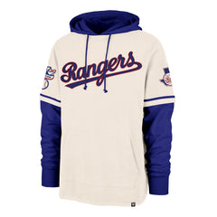 TEXAS RANGERS COOPERSTOWN TRIFECTA '47 SHORTSTOP PULLOVER HOOD CREAM