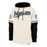MIAMI MARLINS COOPERSTOWN TRIFECTA '47 SHORTSTOP PULLOVER HOOD CREAM