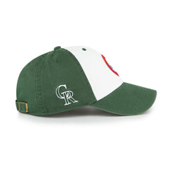COLORADO ROCKIES CITY CONNECT '47 CLEAN UP DARK GREEN