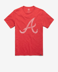 ATLANTA BRAVES GRIT '47 SCRUM TEE RESCUE RED