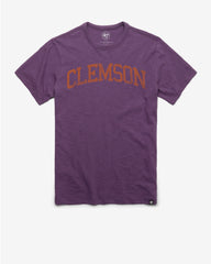 CLEMSON TIGERS CLASSIC BLOCK '47 SCRUM TEE GRAPE