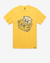 MICHIGAN WOLVERINES VINTAGE PREMIER '47 FRANKLIN TEE GOLDFINCH