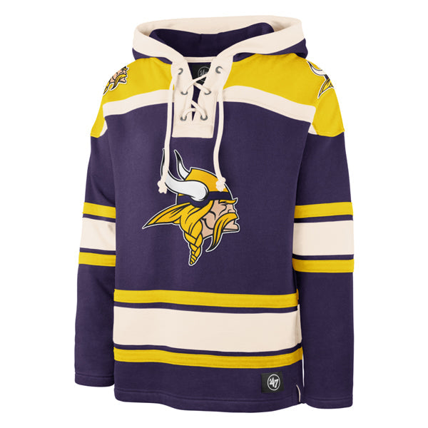 MINNESOTA VIKINGS SUPERIOR LACER HOOD MENS PURPLE