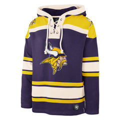 MINNESOTA VIKINGS SUPERIOR LACER HOOD MENS PURPLE