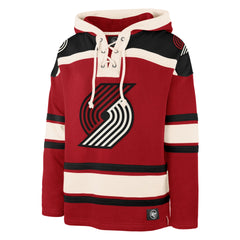 PORTLAND TRAIL BLAZERS SUPERIOR '47 LACER HOOD RED