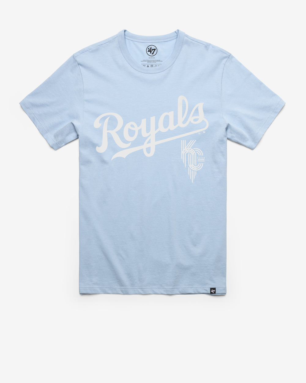 KANSAS CITY ROYALS CITY CONNECT PREGAME '47 FRANKLIN TEE GULF BLUE
