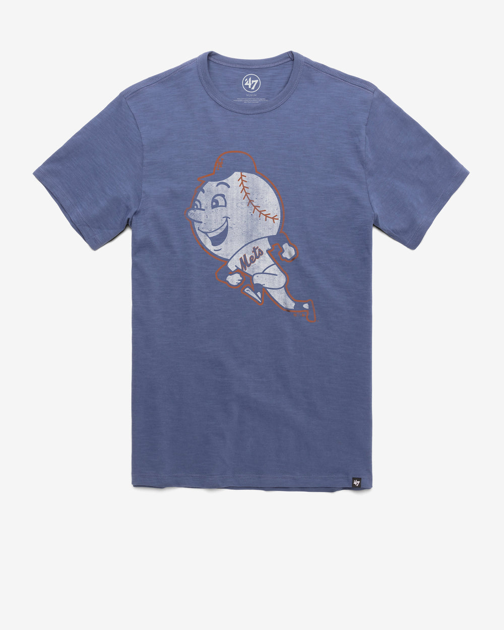 NEW YORK METS COOPERSTOWN GRIT '47 SCRUM TEE BLEACHER BLUE