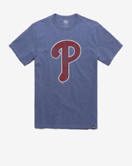 PHILADELPHIA PHILLIES GRIT '47 SCRUM TEE BLEACHER BLUE