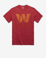 WASHINGTON COMMANDERS GRIT '47 SCRUM TEE CARDINAL