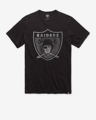 LAS VEGAS RAIDERS HISTORIC GRIT '47 SCRUM TEE JET BLACK