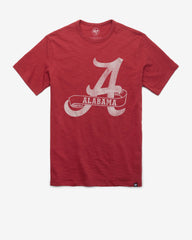ALABAMA CRIMSON TIDE VINTAGE GRIT '47 SCRUM TEE CARDINAL