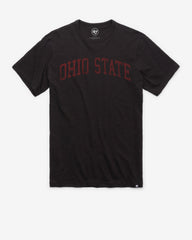 OHIO STATE BUCKEYES CLASSIC BLOCK '47 SCRUM TEE JET BLACK