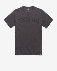 TEXAS A&M AGGIES CLASSIC BLOCK '47 SCRUM TEE CHARCOAL