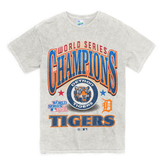 DETROIT TIGERS 1984 WORLD SERIES ROCKER '47 VINTAGE TUBULAR TEE DUNE