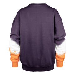 CLEMSON TIGERS SLEEVE DYE '47 BOYFRIEND CREW WOMENS REGENT PURPLE
