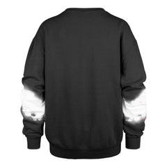 TEXAS LONGHORNS SLEEVE DYE '47 BOYFRIEND CREW WOMENS FLINT BLACK