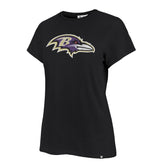 BALTIMORE RAVENS PREMIER '47 FRANKIE TEE WOMENS FLINT BLACK