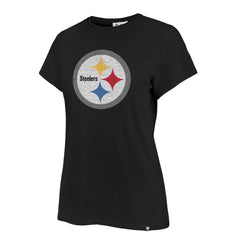 PITTSBURGH STEELERS PREMIER '47 FRANKIE TEE WOMENS FLINT BLACK