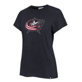 COLUMBUS BLUE JACKETS PREMIER '47 FRANKIE TEE WOMENS ATLAS BLUE