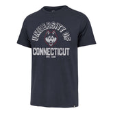 CONNECTICUT HUSKIES UCONN RETROGRADE '47 FRANKLIN TEE ATLAS BLUE
