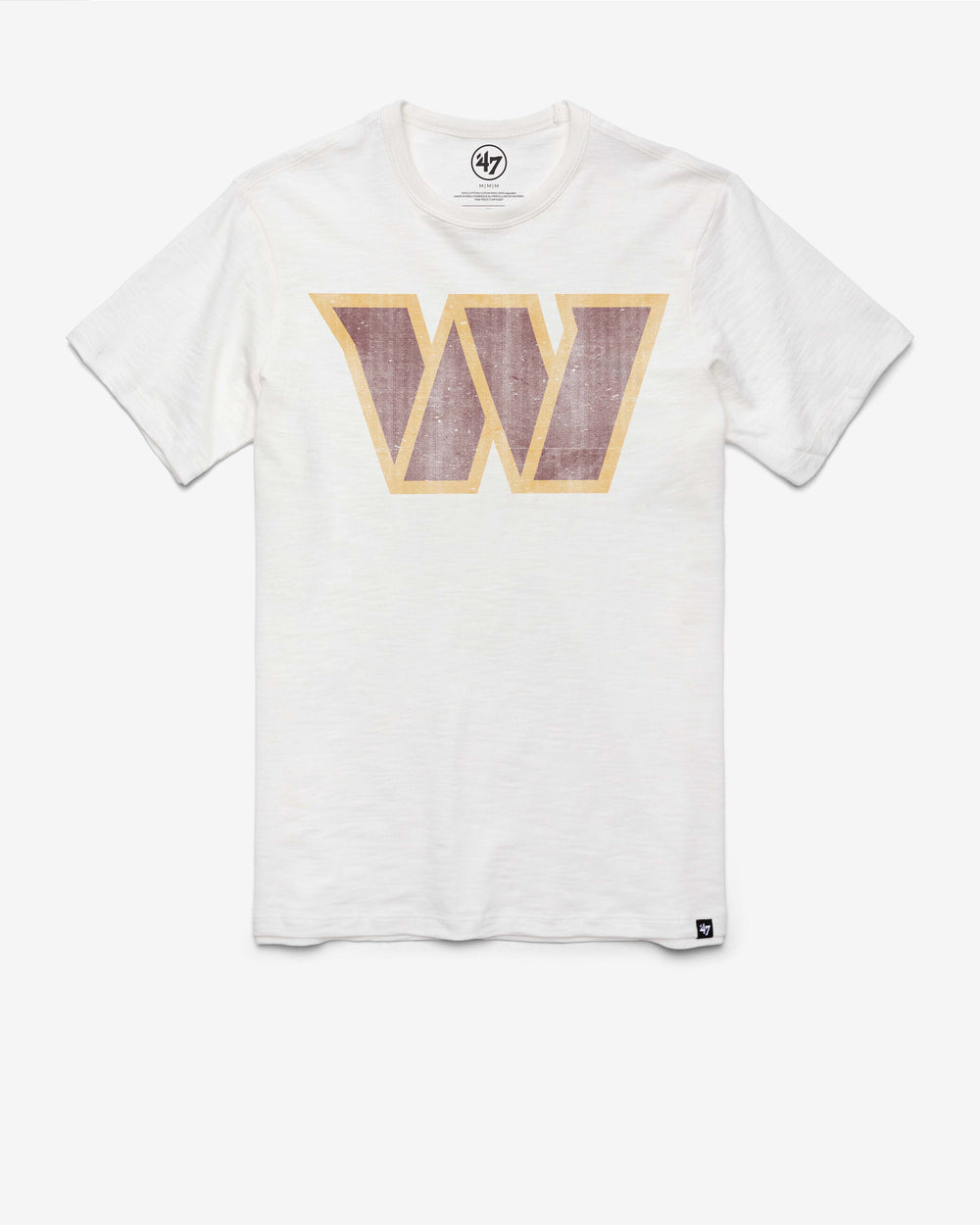 WASHINGTON COMMANDERS GRIT '47 SCRUM TEE WHITE WASH