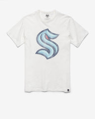 SEATTLE KRAKEN GRIT '47 SCRUM TEE WHITE WASH