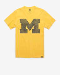 MICHIGAN WOLVERINES PREMIER '47 FRANKLIN TEE GOLDFINCH