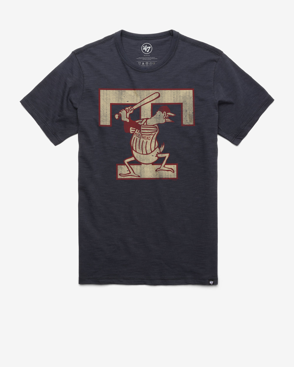TOLEDO MUD HENS '47 GRIT SCRUM TEE FALL NAVY