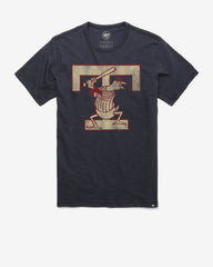 TOLEDO MUD HENS '47 GRIT SCRUM TEE FALL NAVY