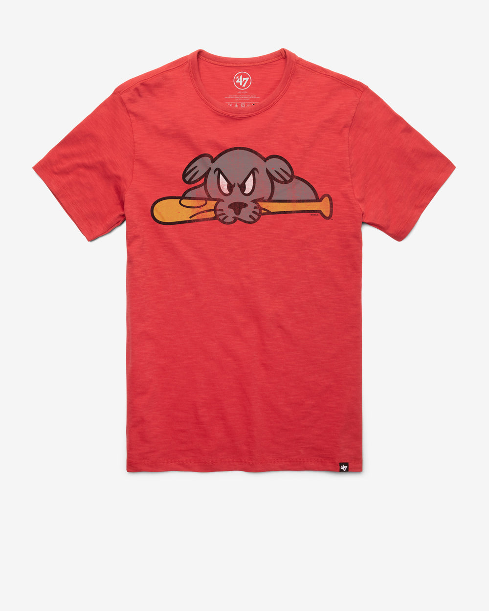 PORTLAND SEA DOGS GRIT '47 SCRUM TEE RESCUE RED