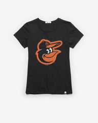 BALTIMORE ORIOLES PREMIER '47 FRANKIE TEE WOMENS FLINT BLACK