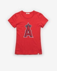 LOS ANGELES ANGELS PREMIER '47 FRANKIE TEE WOMENS RACER RED