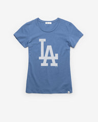 LOS ANGELES DODGERS PREMIER '47 FRANKIE TEE WOMENS CADET BLUE