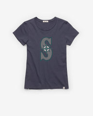 SEATTLE MARINERS PREMIER '47 FRANKIE TEE WOMENS ATLAS BLUE