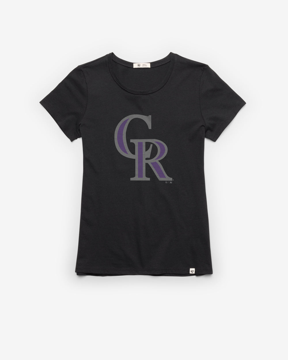 COLORADO ROCKIES PREMIER '47 FRANKIE TEE WOMENS FLINT BLACK