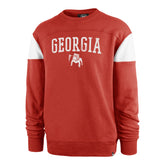 GEORGIA BULLDOGS VINTAGE GROUNDBREAK '47 ONSET CREW RACER RED