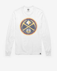 DENVER NUGGETS PREMIER '47 FRANKLIN LONG SLEEVE TEE WHITE WASH
