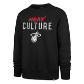 MIAMI HEAT CITY EDITION POSTGAME '47 HEADLINE CREW JET BLACK