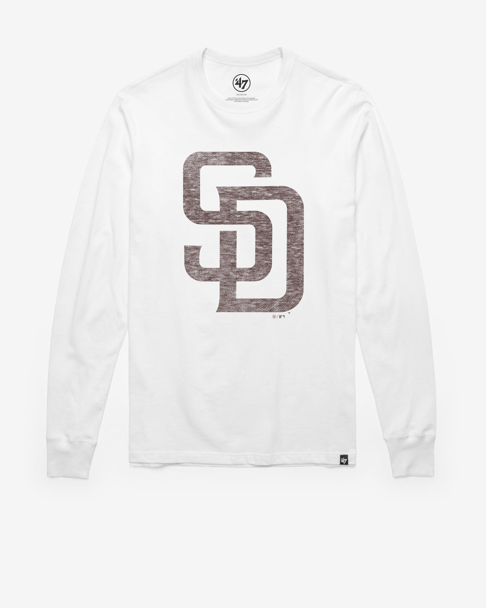 SAN DIEGO PADRES PREMIER '47 FRANKLIN LONG SLEEVE TEE WHITE WASH