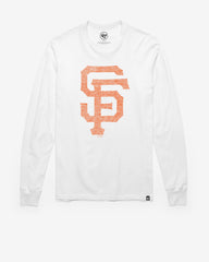 SAN FRANCISCO GIANTS PREMIER '47 FRANKLIN LONG SLEEVE TEE WHITE WASH