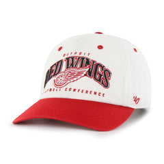 DETROIT RED WINGS VINTAGE RETRO FREEZE '47 CLEAN UP MF MID FIT RAW WHITE