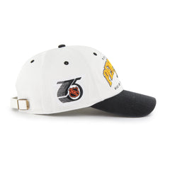 PITTSBURGH PENGUINS VINTAGE RETRO FREEZE '47 CLEAN UP MF MID FIT RAW WHITE