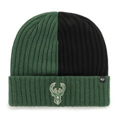 MILWAUKEE BUCKS FRACTURE '47 CUFF KNIT DARK GREEN